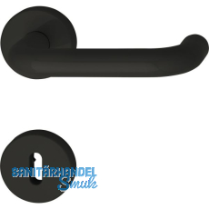 Dr�ckergarnitur 111.23 R - auf Rosette BB, 38 - 48, tiefschwarz