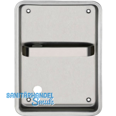 Turnhallenmuschel, 170 x 240 mm, rechts, PZ 88 mm, VK 8 mm, Edelstahl matt