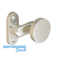 Türknopf ø 50, Flachform gekröpft, fest vernietet, Alu poliert Türknopf ø 50, Flachform gekröpft, fest vernietet, Alu poliert