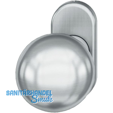 FSB T�rknopf 07 0802 - auf Rosette, � 50 mm gerade, fest vernietet, Edelstahl