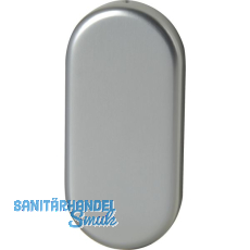 FSB Blindrosette 17 1757 oval, 32,5 x 70 x 7 mm, Aluminium silber eloxiert