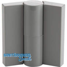 Trennwand-Aufschraubband Kunststoff grau, rechts