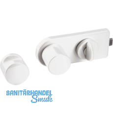 Trennwand-Verriegelung mit Riegelschloss, wei�