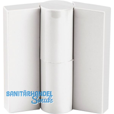 Trennwand-Aufschraubband Kunststoff weiß, links Trennwand-Aufschraubband Kunststoff weiß, links