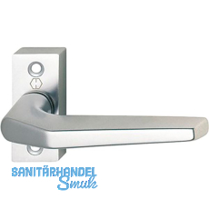Dr�ckerhalbgarnitur FRANKFURT 117GF/22 auf Rosette, Aluminium silber eloxiert