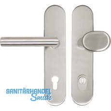 SH-Wechselgarnitur GEHRUNG -auf Schild PZ92, mit Kzs., Edelstahl