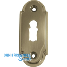 Oval-Schl�sselrosette BB, Gr. 32 x 74, Messing pol