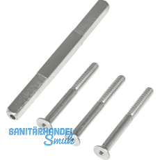 SH-Befestigungsset, Dr�ckerstift u. Schrauben,TS 56-65,Stahl verzinkt