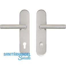 SH-Dr�ckergarnitur GEHRUNG - auf Schild PZ88, mit Kzs., Edelstahl, RC2