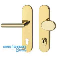 SH-Wechselgarnitur GEHRUNG - auf Schild PZ88, mit Kzs., PVD-messingf.