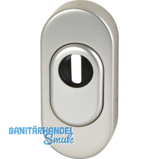 FSB Sicherheitsrosette 73 3249 oval PZ mit Kernziehschutz, Aluminium silber