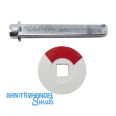 Not�ffner f. WC-Langschilder u. Rosetten mit Sichtschlitz, Stahl verzinkt