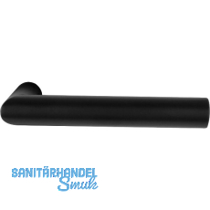 Dr�ckerlochteil GEHRUNG - ohne Rosette, VK 8 mm, Edelstahl schwarz