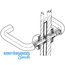Dr�ckerstift geteilt 72.3 R - VK 9 mm, 39, 1-49 x 39, 1-49 mm, Stahl verzinkt