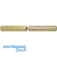 FSB Spezialstift 05 0125 geteilt, LI 73 x LA 78 mm, VK 9 mm, gelb verzinkt