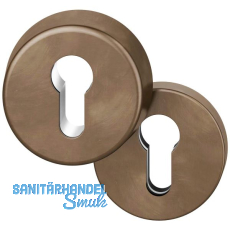 FSB Sicherheits-Zylinderrosette rund, Bronze