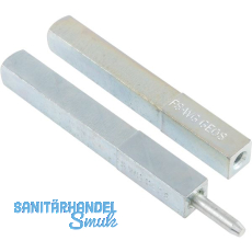 Dr�ckerstift GEOS 247V geteilt, LI 70 x LA 70, VK: 8,5/9/8,5 mm, Stahl verzinkt