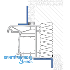Winkelprofil 60x 40mm PVC für Anschlussfuge und Eckverbindung, weiß Winkelprofil 60x 40mm PVC für Anschlussfuge und Eckverbindung, weiß