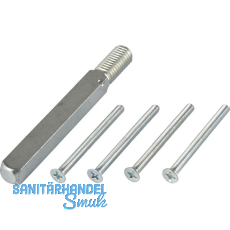 GEOS FH Stift - und Schraubenset f�r Wechselgarnitur, 47 - 52 mm,�NORM B3859
