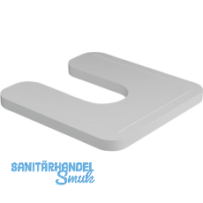 Montageplatte mit Schlitz 70 x 70 x 9 mm Kunststoff