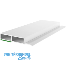 Versiegelungsdeckleiste 85/7 selbstklebend, wei�