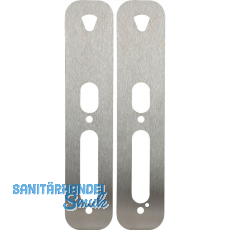 Unterlagsplatten f�r Langschildbeschlag Salto XS4 One, 308x65x1 mm, Edelstahl