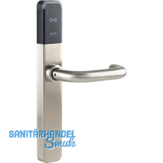 SALTO Langschildbeschlag XS4 One EM750U, VK 8 mm, IP53,TS 75-90mm, Edelstahl