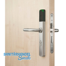 SALTO Langschildbeschlag XS4 One EM752U, PZ72, VK 8 mm,IP53,TS 38-60mm,Edelstahl