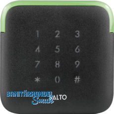 SALTO Wandleser Mifare XS4 2.0, Keypad 95,5 x 95,5 x 22 mm, Kunststoff schwarz SALTO Wandleser Mifare XS4 2.0, Keypad 95,5 x 95,5 x 22 mm, Kunststoff schwarz