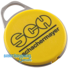 SALTO RFID-Schlüsselanhänger LOXX s slim MIFARE DESFire EV3 8 kB gelb SCH-Logo SALTO RFID-Schlüsselanhänger LOXX s slim MIFARE DESFire EV3 8 kB gelb SCH-Logo