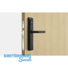 SALTO Langschildbeschlag XS4 One DIN-SH EM750UFH VK 9 mm TS 38-60 mm schwarz