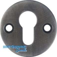 SCHÖSSWENDER Zylinderrosette PZ, Parma, ø 56 mm, Höhe 3 mm, schwarz passiviert SCHÖSSWENDER Zylinderrosette PZ, Parma, ø 56 mm, Höhe 3 mm, schwarz passiviert