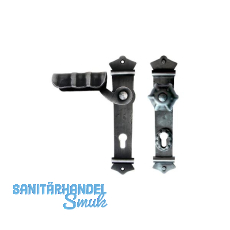 Sicherheits-Wechselgarnitur URBAN PZ92, links, schwarz passiviert lackiert Sicherheits-Wechselgarnitur URBAN PZ92, links, schwarz passiviert lackiert