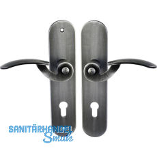 Sicherheits-Dr�ckergarnitur TOSKANA PZ88, verzinkt geschw�rzt