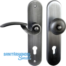 Sicherheits-Wechselgarnitur TOSKANA PZ88, links, verzinkt geschw�rzt