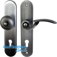 Sicherheits-Wechselgarnitur TOSKANA PZ88, rechts, verzinkt geschw�rzt