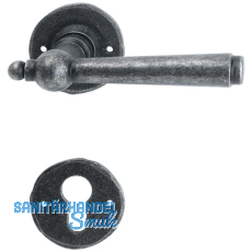 HALCÖ Drückergarnitur FULP - auf Rosette PZ, TS-50, schwarz passiviert HALCÖ Drückergarnitur FULP - auf Rosette PZ, TS-50, schwarz passiviert