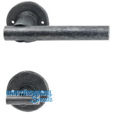 HALC� Dr�ckergarnitur IMST - auf Rosette WC, TS-50, schwarz passiviert