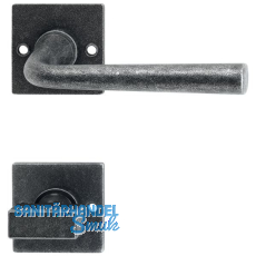 HALC� Dr�ckergarnitur S�LL - auf Rosette WC, TS-50, schwarz passiviert