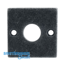 HALC� Rosette HALL & S�LL - WC, 52 x 52 mm, verzinkt schwarz passiviert