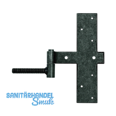 Türkreuzband Hall/Söll gerade, universal, Schmiedeeisen verzinkt geschwärzt Türkreuzband Hall/Söll gerade, universal, Schmiedeeisen verzinkt geschwärzt