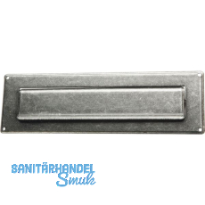 HALCÖ Briefeinwurf 285 x 85 mm, Eisen verzinkt schwarz passiviert HALCÖ Briefeinwurf 285 x 85 mm, Eisen verzinkt schwarz passiviert