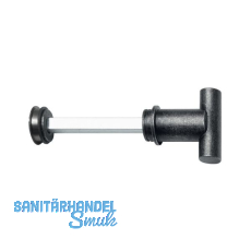 HALC� WC Sperrgarnitur FULP & IMST - mit Not�ffner, schwarz passiviert