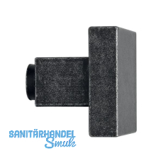HALC� Knopfdr�ckerlochteil eckig fix f�r Hall, S�ll, 60x60, schwarz passiviert