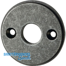 Sicherheits-Dr�ckerrosette rund - innen, verzinkt schwarz passiviert