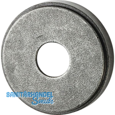 Sicherheits-Dr�ckerrosette rund - au�en, verzinkt schwarz passiviert