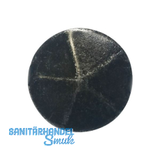 HALC� Abdeckzierkappe �25, verzinkt schwarz hell passiviert