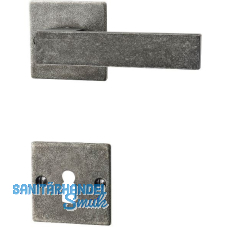 HALCÖ Drückergarnitur LECH - auf Rosette BB, TS-50, 8/8,5/8, verzinkt schwarz HALCÖ Drückergarnitur LECH - auf Rosette BB, TS-50, 8/8,5/8, verzinkt schwarz