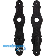 HALC� Langschild SILL - WC 90, Stahl schwarz lackiert