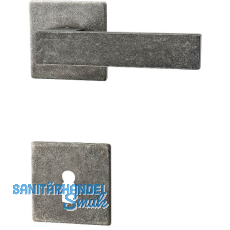 HALCÖ Drückergarnitur LECH - auf Rosette BB, TS-50, 8 auf 8,5, verzinkt schwarz HALCÖ Drückergarnitur LECH - auf Rosette BB, TS-50, 8 auf 8,5, verzinkt schwarz